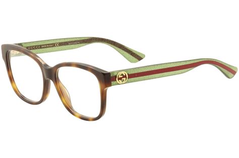 gucci green glasses frames|gucci prescription frames for women.